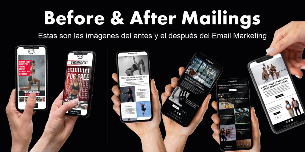 Antes y después email marketing