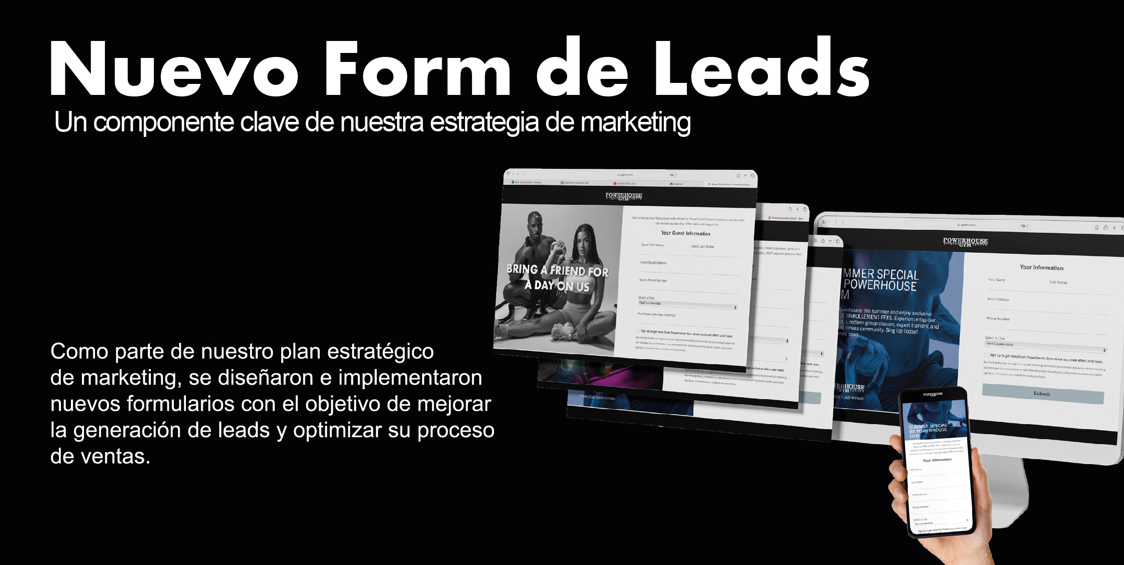 Nuevo Formulario para captar Leads